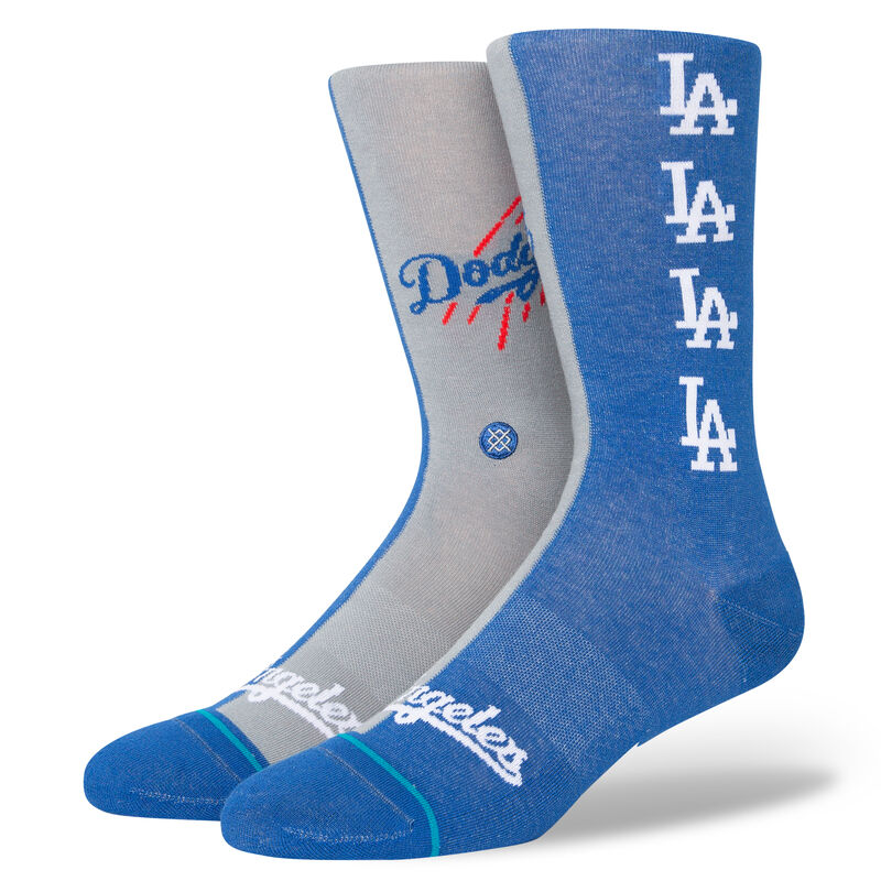 Los Angeles Dodgers Split Crew Socks
