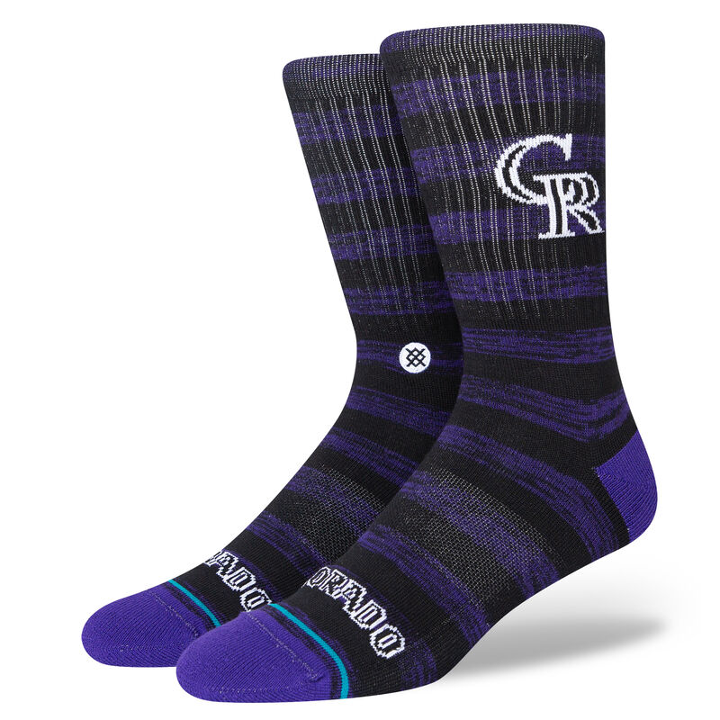 Colorado Rockies Twist Crew Socks