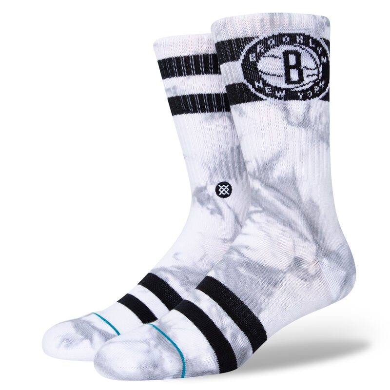 Brooklyn Nets Dyed Crew Socks
