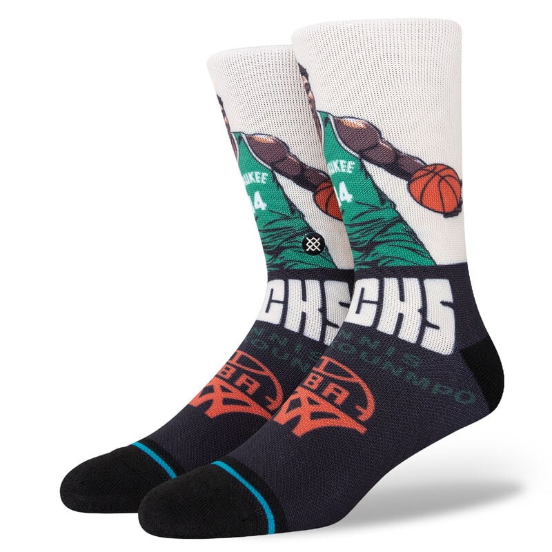 Giannis Antetokounmpo Graded Crew Socks